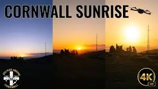 Breathtaking Sunrise Over Kit Hill from The Hurlers | Cornwall Drone Footage (DJI Mini 3 Pro)