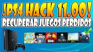 Recuperar Juegos BORRADOS o PERDIDOS en Ps4 con EXPLOIT 11.00 en 1 CLICK al Restaurar Base de Datos