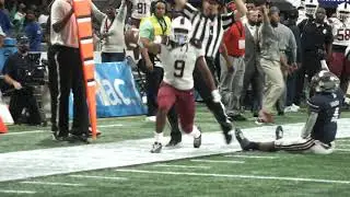 JAMES HILL SPORTS CELEBRATION BOWL 3Q WILL VEREEN CATCH SCSU 17 JSU 7 HBCU SWAC ATLANTA 12-18-2021