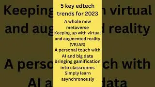 #5 key edtech trends for 2023