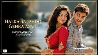 Halka Sa Jaadoo, Gehra Asar ✨ | AI-Generated Romantic Hindi Song 2026 🎶💖