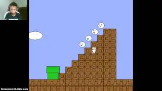 Cat Mario RAGE QUIT!!!
