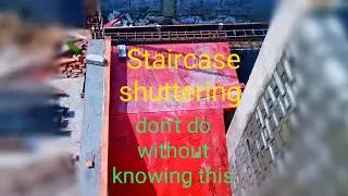 Staircase shuttering work #videos #viralvideos #videosfeed #formwork #construction #concrete #civil