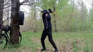 Боккен 2+6: комбинация диагональных ударов 2
