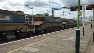 Network Rail autoballast in action