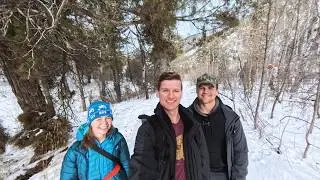 360 Winter Camping in Freezing Temperatures | Campfire Cooking & Snowshoeing Adventure
