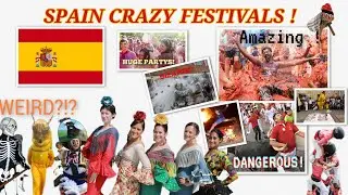 SPAIN CRAZY FESTIVALS the bizarre, the strange and dangerous party's! #spain #espa&ntilde;a #fiesta
