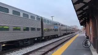 Metra SouthWest Service 119 Outbound @ Chicago Ridge Station 4/11/23