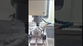 Фрезерная обработка на вертикальном Станке ЧПУ #cnc #machine