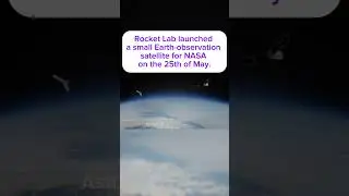RocketLab launches NASA Cubesat! #space #rockets #nasa #cubesat #rocketlab #astrox #trending #shorts
