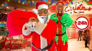 GOING IN PUBLIC DRESSED AS SANTA FOR 24HRS | VLOGMAS DAY 9