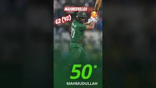 Mahmudullah 62(92) #foryou @mahmudullahriyad4089 #shortsvideo #cricketshorts #shortsvideo #cricket