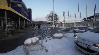 Sweden, Stockholm, Kungens Kurva, IKEA parking house, 53 person, 4000kg KONE elevator(retake)