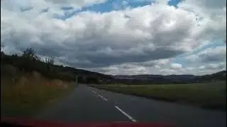 Summer Road Trip Drive With Music On History Visit To Logierait Highland Perthshire Scotland