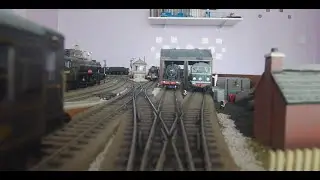 251. Driver's Eye View of the Down Line with Combination 220867, Starting in Platform 1