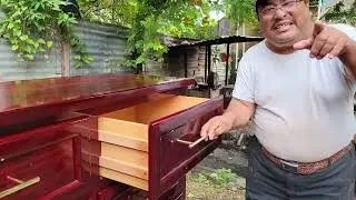 LABORANDO UNA CAJONERA MUY SENCILLO CON CORREDERAS DE MADERA
