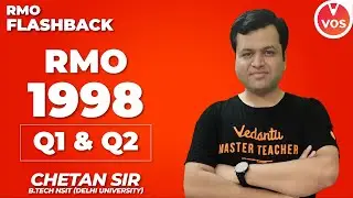 RMO 1998 (Q1 & Q2 ) L-30 | RMO Flashback | Maths Olympiad | Vedantu Olympiad School