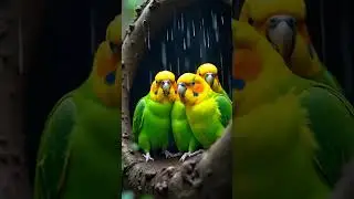 🌧️ Wildlife in the Rain | Relaxing Nature Sounds for Studying & Focus 🦌🌿#shorts #rain #study