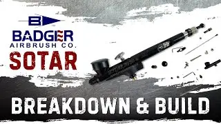 Полная инструкция по эксплуатации и сборке аэрографа Badger Airbrush на выставке Sotar 2020.
