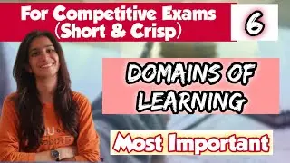 Bloom's Taxonomy | Domains of Learning | Cognitive, Affective, Psychomotor | HTET/TETs/UGC NET/SET |