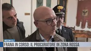 Niscemi: frana in corso: il procuratore in zona rossa