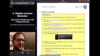 Objekte und ihre Methoden (Informatik-LK)