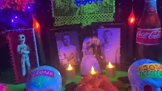 Dia de los Muertos display walkthrough - Midsummer Scream 2025