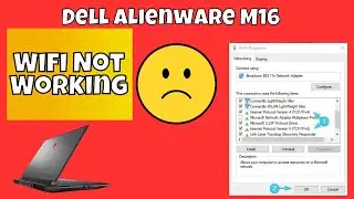Dell Alienware M16 Wifi not working issue