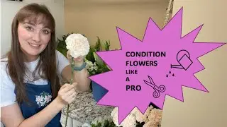 Conditioning Flowers:  #1 Step for Creating Affordable & Gorgeous Flower Arrangements