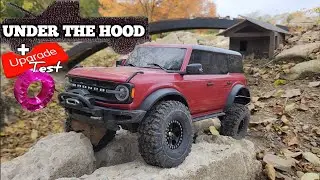 Trx4 21 Bronco. Новые шины и 3D-пенопластовые апгрейды. Обзор подкапотного пространства от 