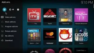 Kodi - Krypton 17.1 - Дополнение Evolve - Ремикс дополнения от Phoenix