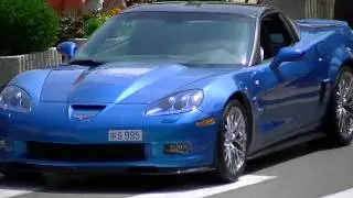 Rare Jetstream Blue Corvette ZR1 in Monaco - FullHD 1080p