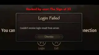 BANNERLORD: Couldn't receive login result form server