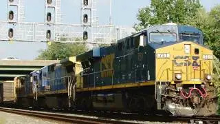 CSX Mixed Manifest Freight Train