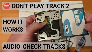 Ross Minidisc Lens Cleaner. How it works, and bonus audio tracks.
