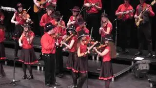 Fiddlers ReStrung 2010 - Clips of Holiday Hometown Concert - Saline, Michigan