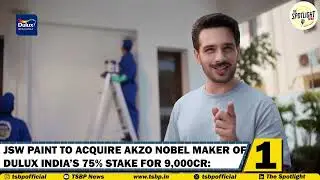 JSW Paint to Acquire Akzo Nobel India the maker of Dulux Paint&rsquo;s Parent Akzo Nobel NV &lsquo;s 75% Stake