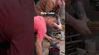 DYEING INCENSE and other things at the craft village in Cao Bang, Vietnam.