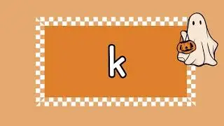 Letter Naming Fluency Halloween themed