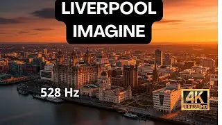 Liverpool from Above &ndash; John Lennon&rsquo;s Imagine in 528Hz | A Healing Tribute (4K Drone Video)