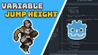 2D Platformer Variable Jump Height (Godot 4)