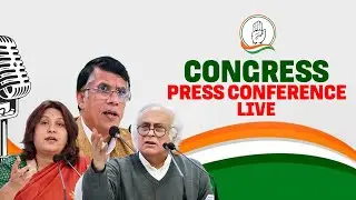 CONGRESS PC LIVE | Congress Party Briefing by Jairam Ramesh, Pawan Khera and Supriya Shrinate | AICC