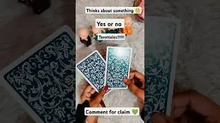 Thinks about something 🧐 Yesnoreading #tarot #yesnoreading