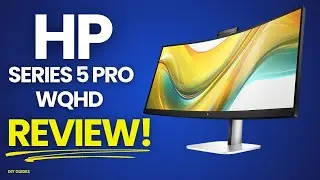 HP Series 5 Pro 34 inch WQHD USB-C Conferencing Monitor Review: The Ultimate Work-From-Home Display!