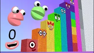 Numberblocks EPIC Step Squad 1-100,000 Learn to Count Numberblocks Standing Tall Counting 1-100,000