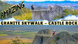 WESTERN AUSTRALIA ROAD TRIP | 4K Travel Vlog | Climbing GRANITE SKYWALK | CASTLE ROCK