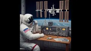 Ecoute de la station spatiale internationale ISS du 10 avril 2024 &agrave; 15h16 loc en France (13h16 UTC)