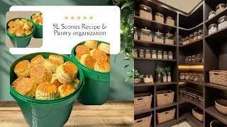 From Baking to Organizing! 🍪 5L Scones Recipe for a Happy Customer ,Scones business & Kitchen Tips