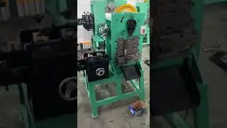 right angle hook buckle bender square wire clip flat strip forming machine hose clamp make machine