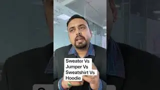 Sweater Vs Jumper Vs Sweatshirt Vs Hoodie | Confusing Words | English By Saurabh Sir.